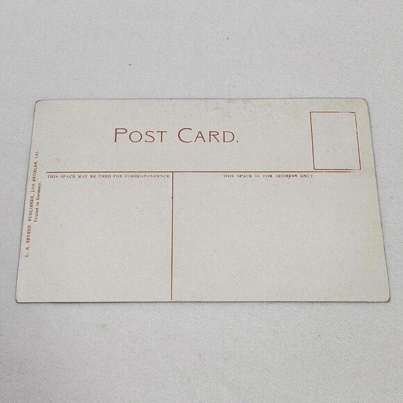 Antique Early 1900s Post Card Of Mount Lowe Railway LA California - Picture 2 of 2